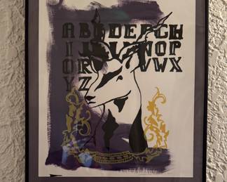 Signed and Numbered Lithograph. Photo 1 of 2.