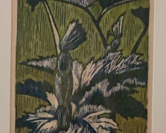 Woodcut. Signed and Numbered by Artist. Photo 1 of 2.