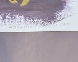 Signed and Numbered Lithograph. Photo 2 of 2.