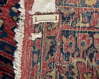 Persian Rug (Sarouk). Measures 12' 2" x 8' 10". Photo 3 of 3.