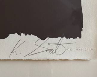 "Onion Train," Color Screenprint. Signed and Numbered by Artist, Kikuo Saito (Japanese 1939 - 2016). Photo 2 of 5.