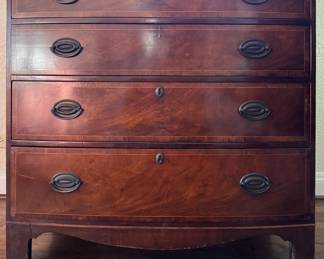 Mahogany Four-Drawer Chest of Drawers - 2 Available. Each Measures 35" x 20" x 35" H. Photo 1 of 6.
