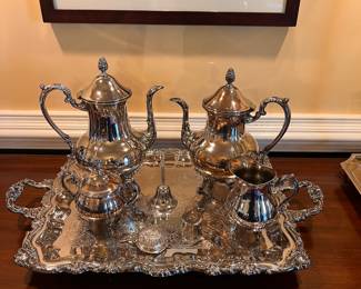 Silver tea set