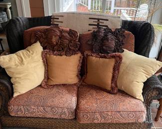 Sunroom, wicker furniture