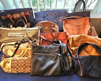 Designer bags.