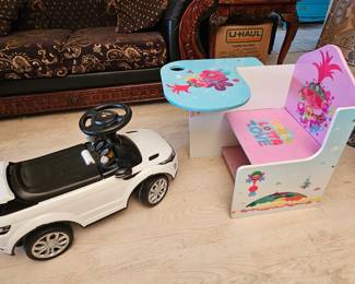 Troll Chair desk / toy car ride. 