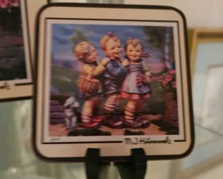 Vintage 1986 MJ Hummel by Pimpernel Coasters Made in England ARS Switzerland