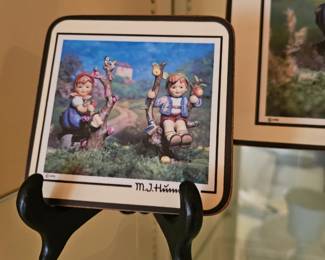 Vintage 1986 MJ Hummel by Pimpernel Coasters Made in England ARS Switzerland