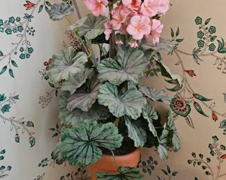 Artificial Geranium Plant