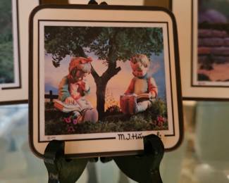 Vintage 1986 MJ Hummel by Pimpernel Coasters Made in England ARS Switzerland