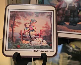 Vintage 1986 MJ Hummel by Pimpernel Coasters Made in England ARS Switzerland