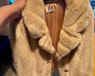 Tissavel French Genuine Simulation Fur Jacket