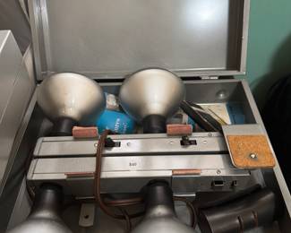 Vintage Antique Movie Camera Lights  1950s-1960s