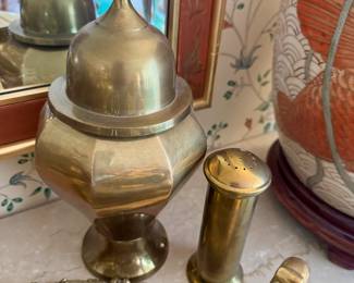 Vintage Brass Urn Made in India Approx. 7 1/2”