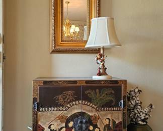 Lacquered Chinese Cabinet