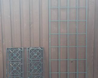 Iron Grate & Trellis