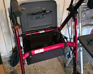 Walker with Storage Seat