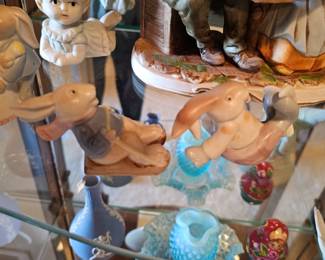 Fritz & Floyd Bunny Rabbit Figurines