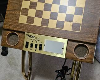 Vintage Kmart Metal Focal Deluxe Show And Play Table 18" X 17"