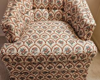 Upholstered Tufted Occasional Chair