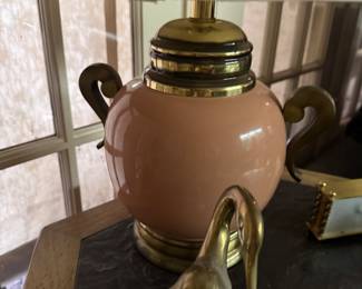 Pink “Ginger Jar” Style Lamp