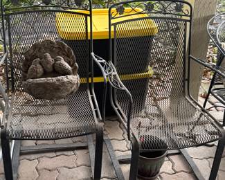 Vintage Iron Outdoor Chairs