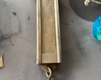 Vintage Hanson Cotton Scale 160 lb Model 8916 Chicago USA w/ Hook