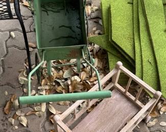 Vintage Doll Carriage & Crib