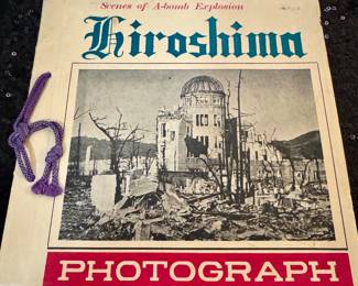 Rare Scenes Of A-Bomb Explosion Hiroshima Book Photos Souvenir Shop Japan 1950’s