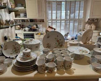 Ecstasy Shafford Japan Butterfly China with Gold Trim