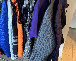 Lots of Chico’s, Talbot’s, Land’s End, Ralph Lauren, and more women’s clothing, coats, all excellent condition 