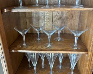 ROSENTHAL Crystal Germany martini and wine glasses 