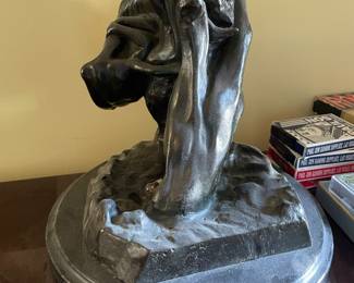 "The hand of God" statue