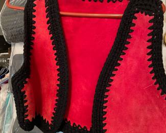 Leather Vest - Go Dawgs!