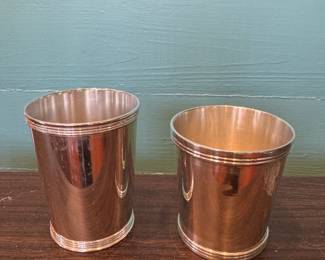 Sterling mint julep cups 