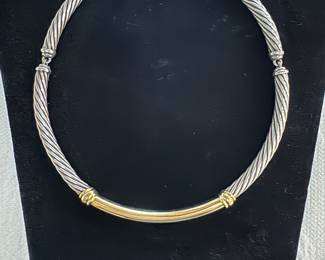 Vintage David Yurman 14k and silver 