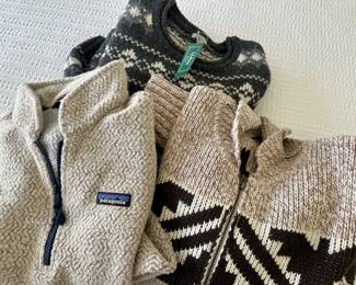 Women’s clothing from Pendleton,  Patagonia, LL Bean 