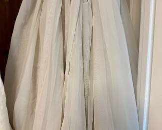 Sheer drapery panels