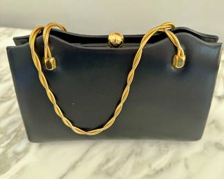 Vintage leather handbag