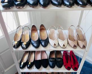 Women’s shoe size 10 - Ferragamo, Coach, hotter 