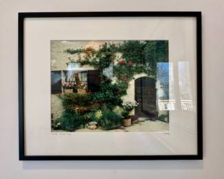 Framed signed photograph