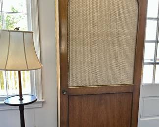 Tall Dresser/Hutch with cane doors