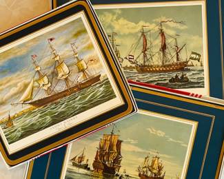 Pimpernel place mats and casserole stands 