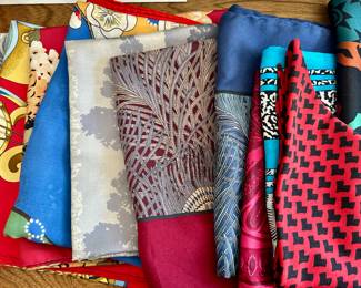 Silk scarves