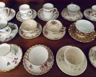 Tea cup collection