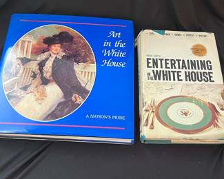 Large selection of White House entertaining and decoration books