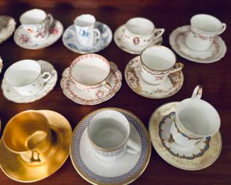 Tea cup collection