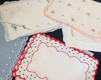 Cocktail napkins and other linens