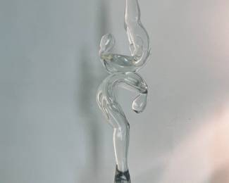 Murano sculpture "The Acrobats" by Renato Anatra