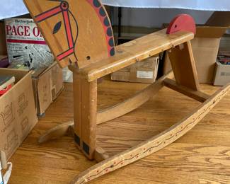 Vintage rocking horse